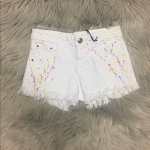 Colombian design white shorts